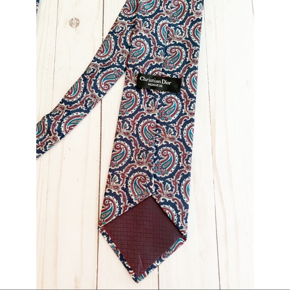 Dior Patterned Tie - Picture 4 of 6